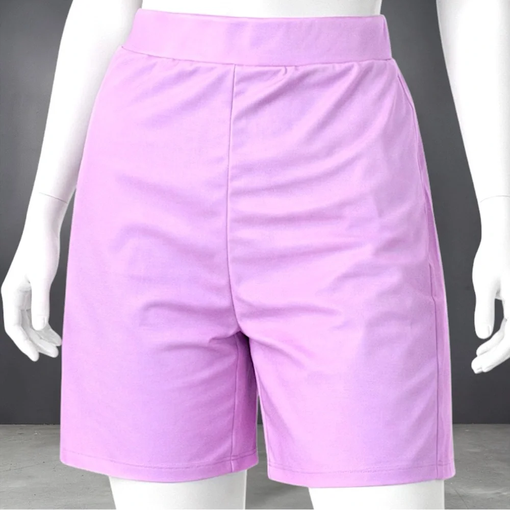 New Chic Me Pink Marble Swirl Short Sleeve Short Set